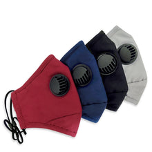 Load image into Gallery viewer, For Men Women Washable Replaceable Filter Breath-Valve PM2.5 Dustproof Face Mask