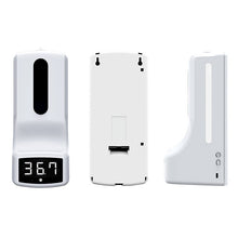 Load image into Gallery viewer, K9 Handsfree Non-contact Body Light-sensitive Distance Sensor Thermometer + 1000ml Automatic Non-contact Liquid Soap Dispenser, K9