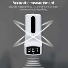 Load image into Gallery viewer, K9 Handsfree Non-contact Body Light-sensitive Distance Sensor Thermometer + 1000ml Automatic Non-contact Liquid Soap Dispenser, K9