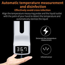 Load image into Gallery viewer, K9 Handsfree Non-contact Body Light-sensitive Distance Sensor Thermometer + 1000ml Automatic Non-contact Liquid Soap Dispenser, K9