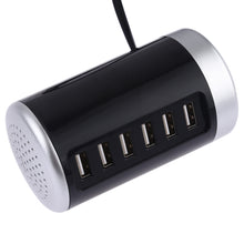 Load image into Gallery viewer, XLD4 30W 6-USB Ports Charger Station Power Adapter AC100-240V, US Plug