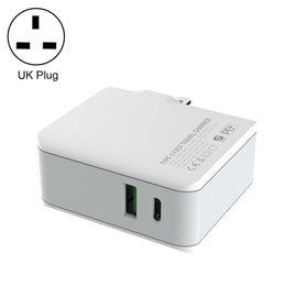 LDNIO A4403C 30W PD + Auto-id Foldable Fast Travel Charger with 1m 8 Pin Cable, AU Plug