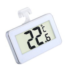 Load image into Gallery viewer, Mini Refrigerator Thermometer Digital LCD Display Freezer Temperature Meter with Hook, Refrigerator Thermometer