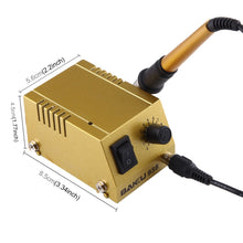 Load image into Gallery viewer, BAKU BK-938 AC 220V 1-18W Mini Thermostatic Soldering Station Electric Iron, EU Plug (Random Color Delivery), BK-938