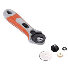 Load image into Gallery viewer, DAFA RC-6 28mm Dia Blade Straight Handle Rotary Cutter with Safeguard