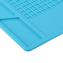 Load image into Gallery viewer, Maintenance Platform High Temperature Heat-resistant Repair Insulation Pad Silicone Mats with Screws Position, Size: 35cm x 25cm