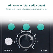 Load image into Gallery viewer, YIHUA 8786D 2 in 1 AC 220V LED Display Adjustable Temperature Hot Air Gun + Solder Station &amp; Soldering Iron, 8786D