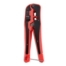 Load image into Gallery viewer, WLXY 4 in 1 Portable Crimping Stripper Punch Down  Wire Line Detector Ethernet Network Cable Tester Tools Kits, 4 in 1
