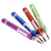 Load image into Gallery viewer, Appropriative Professional Screwdriver Repair Open Tool Kit with Roll Leather Bag For iPhone 7 &amp; 7 Plus