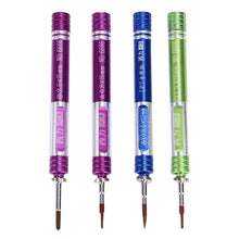 Load image into Gallery viewer, Appropriative Professional Screwdriver Repair Open Tool Kit with Leather Handbag For iPhone 7 &amp; 7 Plus