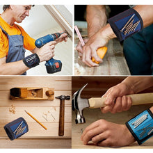 Load image into Gallery viewer, 1680D Oxford Cloth Pocket Magnetic Wristband Storage Pockets Tool