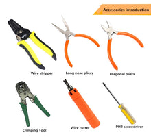 Load image into Gallery viewer, JAKEMY PS-P15 16 in 1 Professional LAN Network Kit Crimper Cable Wire Stripper Cutter Pliers Screwdriver Tool, 16 in 1