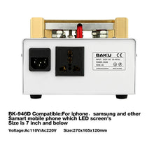 Load image into Gallery viewer, BAKU BK-946D 200W Vacuum LCD Touch Panel Separator Machine, AC 220V