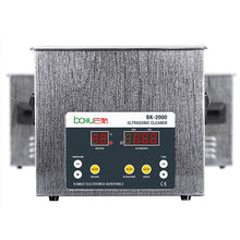 Load image into Gallery viewer, BAKU BK-2000 120W 3.36L LCD Display Heating Ultrasonic Cleaner with Basket, AC 220V, EU Plug, BK-2000 120W 3.36L 220V