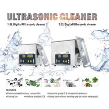 Load image into Gallery viewer, BAKU BK-2000 120W 3.36L LCD Display Heating Ultrasonic Cleaner with Basket, AC 220V, EU Plug, BK-2000 120W 3.36L 220V