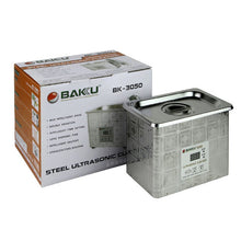 Load image into Gallery viewer, BAKU BK-3050 35W / 50W Adjustable 0.8L LCD Display Ultrasonic Cleaner, AC 220V, BK-3050 35W / 50W 0.8L 220V