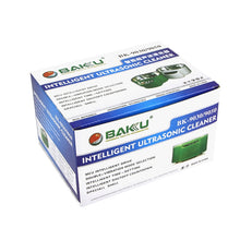 Load image into Gallery viewer, BAKU BK-9050 30W / 50W Adjustable 0.6L LCD Display Ultrasonic Cleaner, AC 220V, BK-9050 30W / 50W 0.6L 220V Green, BK-9050 30W / 50W 0.6L 220V White