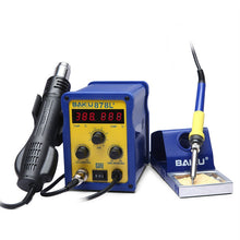 Load image into Gallery viewer, BAKU BK-878L2 AC 220V LED Display 2 in 1 Hot Air Gun Soldering Iron Soldering Station, BK-878L2 AC 220V