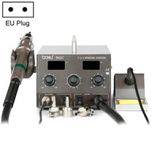 Load image into Gallery viewer, BAKU BA-942C 220V 1000W 2 in 1 Digital Display Adjustable Temperature Hot Air Gun Set, EU Plug, BA-942C
