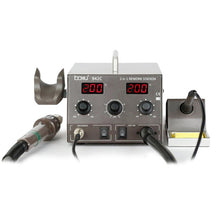 Load image into Gallery viewer, BAKU BA-942C 220V 1000W 2 in 1 Digital Display Adjustable Temperature Hot Air Gun Set, EU Plug, BA-942C