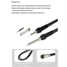 Load image into Gallery viewer, BAKU BA-942C 220V 1000W 2 in 1 Digital Display Adjustable Temperature Hot Air Gun Set, EU Plug, BA-942C