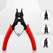 Load image into Gallery viewer, 4 in 1 Pliers 10-15mm Snap Ring Circlip Plier Combination Retaining Clip 45-180 Degree, 4 in 1