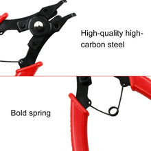 Load image into Gallery viewer, 4 in 1 Pliers 10-15mm Snap Ring Circlip Plier Combination Retaining Clip 45-180 Degree, 4 in 1