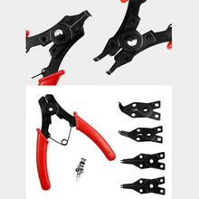 Load image into Gallery viewer, 4 in 1 Pliers 10-15mm Snap Ring Circlip Plier Combination Retaining Clip 45-180 Degree, 4 in 1