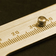 Load image into Gallery viewer, Portable Mini Brass Sliding 100mm Gauge Vernier Bead Jewelry Measuring Caliper, 100mm