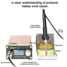 Load image into Gallery viewer, BAKU BA-937 LCD Digital Display Soldering Iron Welding Station Set, EU Plug, BAKU BA-937 (EU Plug), BAKU BA-937 (US Plug)
