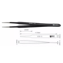 Load image into Gallery viewer, BEST BST-13 Precision Anti-static ESD Stainless Steel Tweezers
