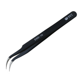 BEST BST-15 Precision Anti-static ESD Stainless Steel Tweezers