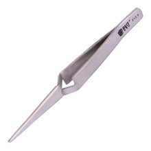 Load image into Gallery viewer, BEST BST-F12.5  Stainless Steel Self Closed Straight Laboratory Tweezers
