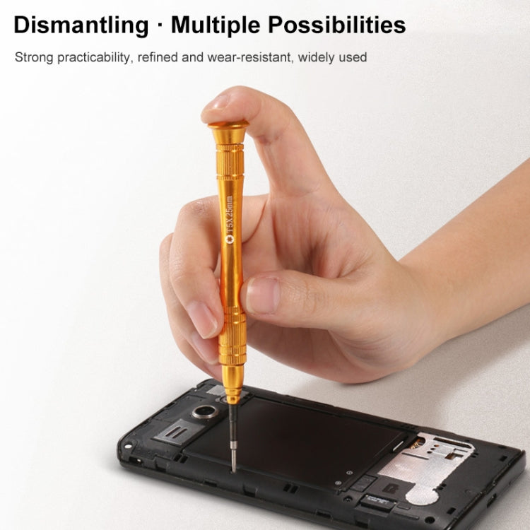 JF-658-0.8 Metal Mobile Phone Repair Tool Five Star Screwdriver