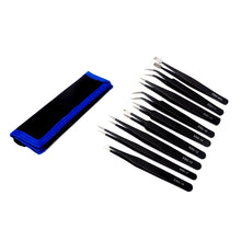 Load image into Gallery viewer, JF-8142 Metal Tweezers Repairing Disassemble Tool Kit