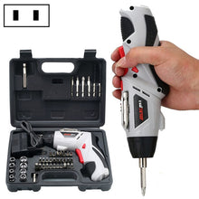 Load image into Gallery viewer, 4.8V Multi-functional Household Electric Screwdriver Electric Drill Electric Screwdriver Set US Plug, US Plug