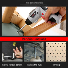 Load image into Gallery viewer, 4.8V Multi-functional Household Electric Screwdriver Electric Drill Electric Screwdriver Set US Plug, US Plug