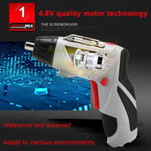 Load image into Gallery viewer, 4.8V Multi-functional Household Electric Screwdriver Electric Drill Electric Screwdriver Set US Plug, US Plug