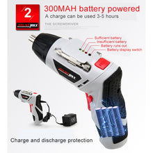 Load image into Gallery viewer, 4.8V Multi-functional Household Electric Screwdriver Electric Drill Electric Screwdriver Set US Plug, US Plug
