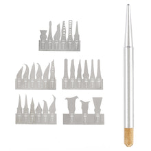 Load image into Gallery viewer, 28 in 1 Phone CPU BGA Chip Removal Repairing Silicon Manganese Alloy Blades Scraping Knife Set, 28 in 1