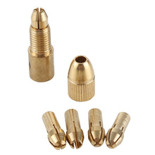 Load image into Gallery viewer, WLXY WL-DIY001 Mini DIY Brass Electric Drill Chucks Drill Bits Set, WL-DIY001 12 Set