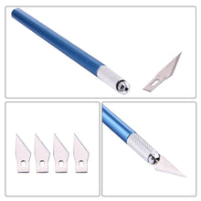 Load image into Gallery viewer, WLXY-9309 Metal Carving Knife Professional Mobile Phone Repair Tool with 6 Blades, WLXY-9309