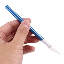 Load image into Gallery viewer, WLXY-9309 Metal Carving Knife Professional Mobile Phone Repair Tool with 6 Blades, WLXY-9309