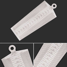 Load image into Gallery viewer, Wedge Feeler Gap 45-60mm Stainless Steel Ruler Inspection Taper Gauge Metric Imperial Measure Tool, 45-60mm Metric Imperial