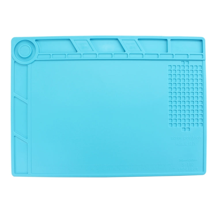 Maintenance Platform High Temperature Heat-resistant Repair Insulation Pad Silicone Mats, Size: 34.8cm x 25cm