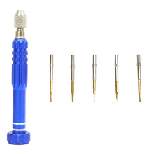 Load image into Gallery viewer, JF-6688 5 in 1 Metal Multi-purpose Pen Style Screwdriver Set for Phone Repair