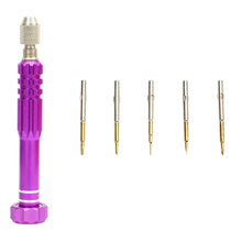 Load image into Gallery viewer, JF-6688 5 in 1 Metal Multi-purpose Pen Style Screwdriver Set for Phone Repair