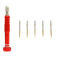 Load image into Gallery viewer, JF-6688 5 in 1 Metal Multi-purpose Pen Style Screwdriver Set for Phone Repair