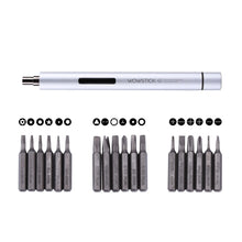 Load image into Gallery viewer, Wowstick 19 in 1 Dual Power Smart Hand Pen Screwdriver Kits  Precision Bits Repair Tool for Phones &amp; Tablets
