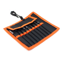 Load image into Gallery viewer, JIAFA JF-8118 9 in 1 Anti-static Precision Tweezers Set with Bag